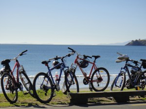 Bikes at Onetangi WTNZ