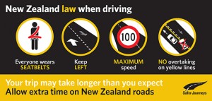 Safe driving in New Zealand